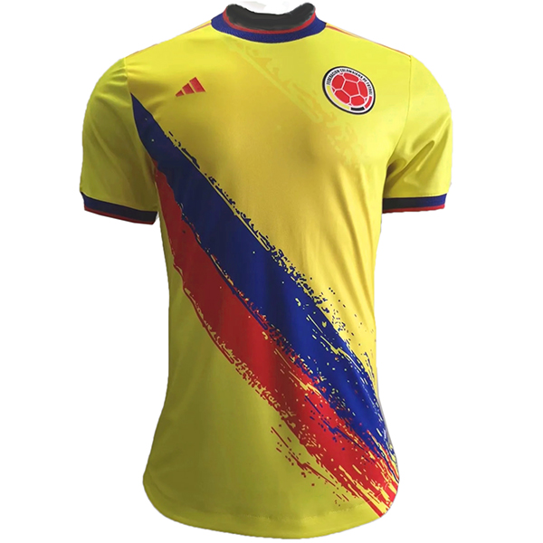 Colombie versione speciale per giocatore maglia da calcio uniforme da calcio da uomo maglia gialla 2022-2023